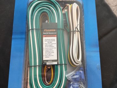 Kenway 25 ft. Four-Way Trailer Wiring Kit for Trailer Lights - New, Complete Kit