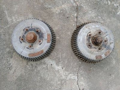 Vintage Buick GM 9 1/2" Aluminum Brake Drums Pair