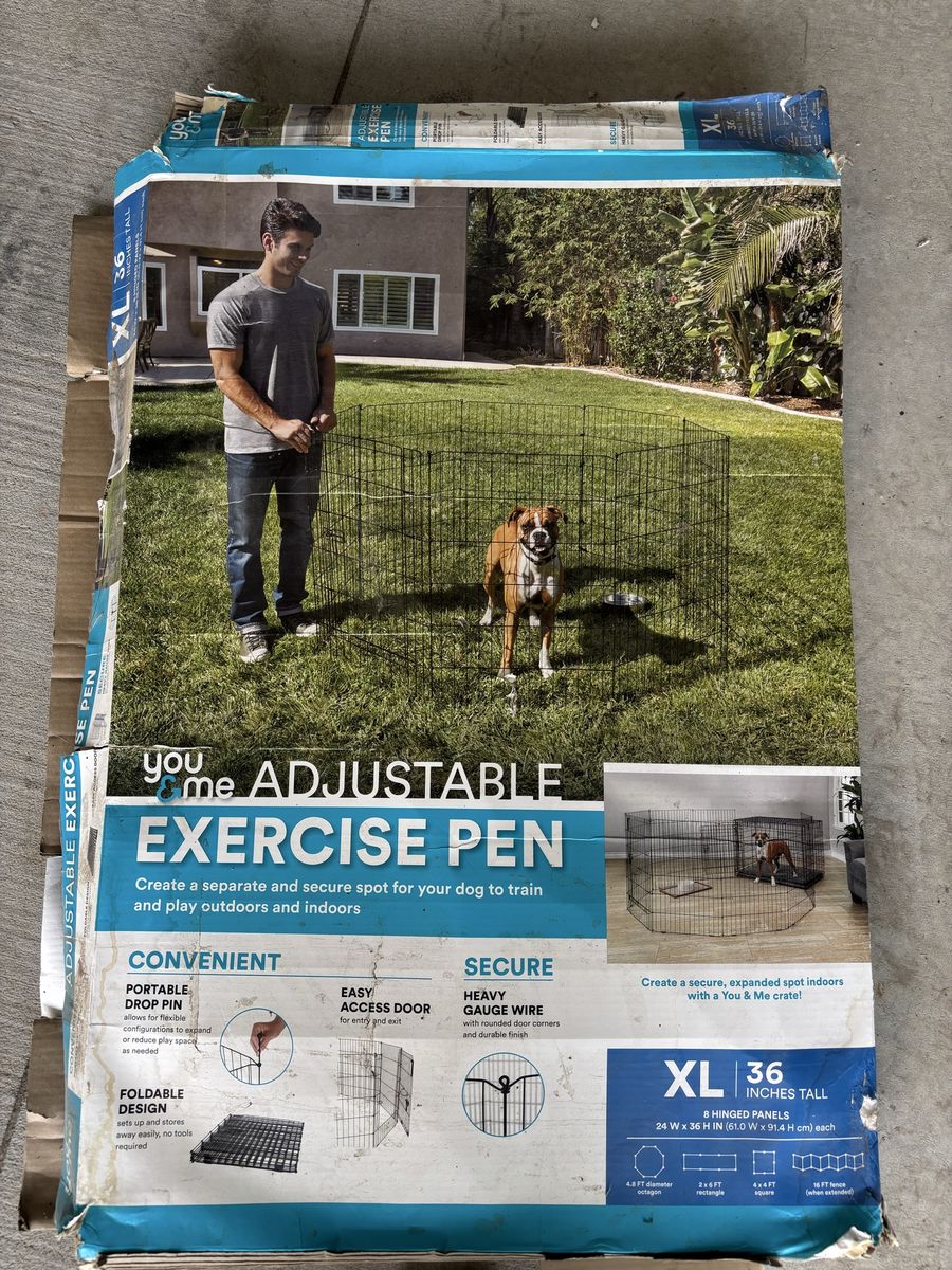 Small dog play pin/run