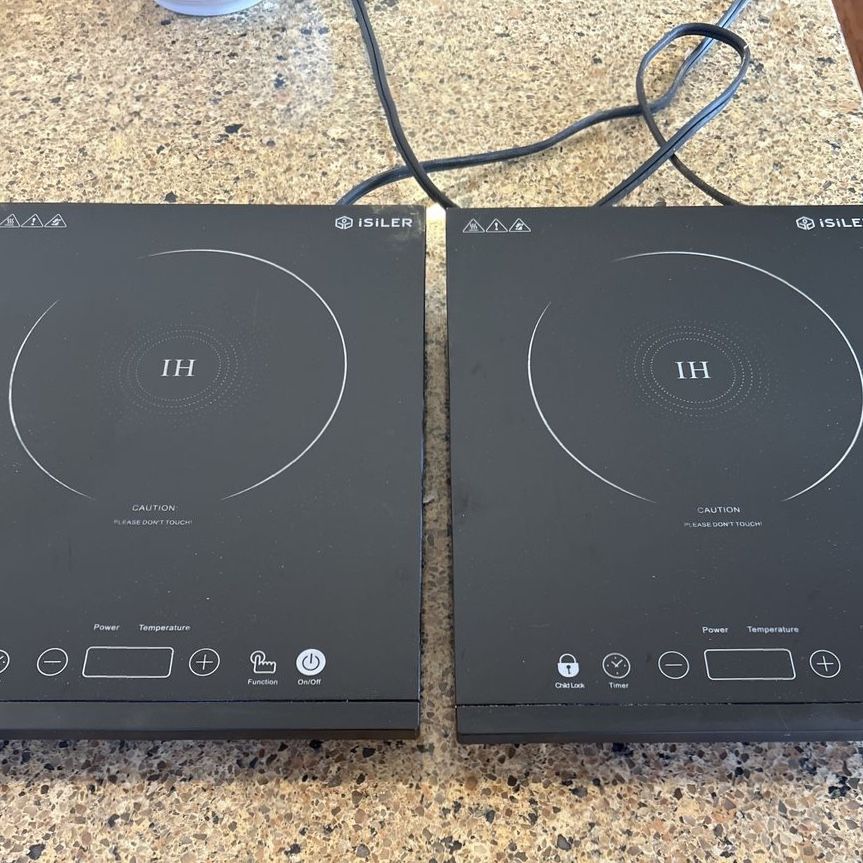 Induction Cooktops with Frying Pans Cooking Chef Prep quick power up