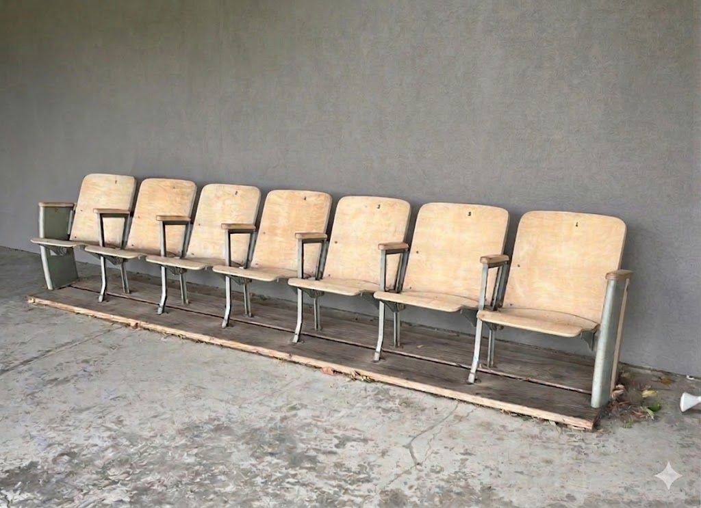 Vintage Movie Theater Auditorium Seats