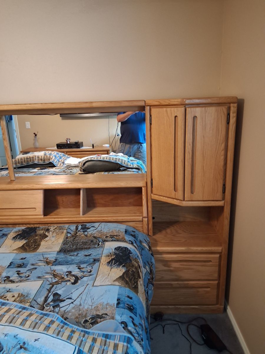 Head board for king size bed.