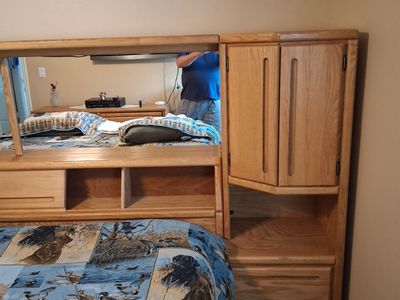 Head board for king size bed.