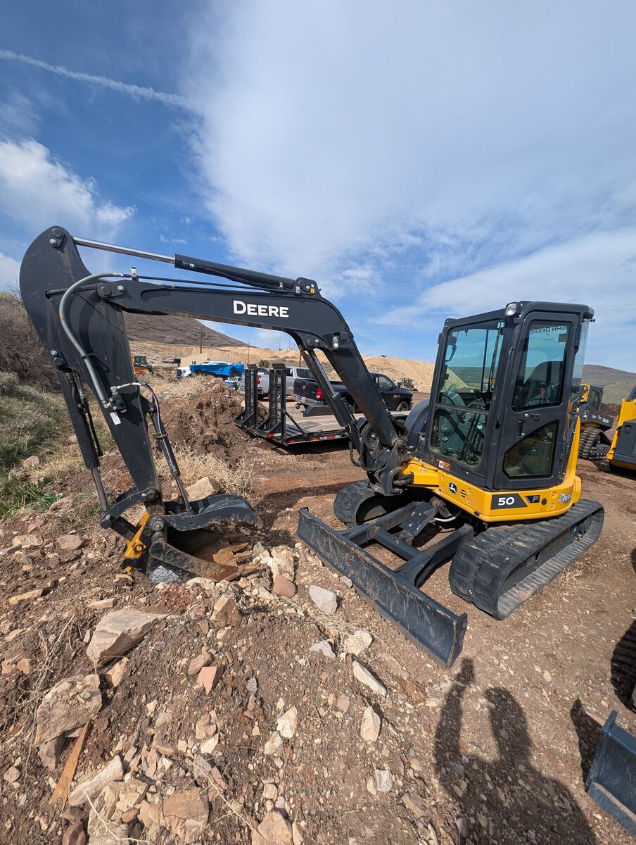 Mini Excavator for Rent – John Deere 50P – Park City & SLC Delivery