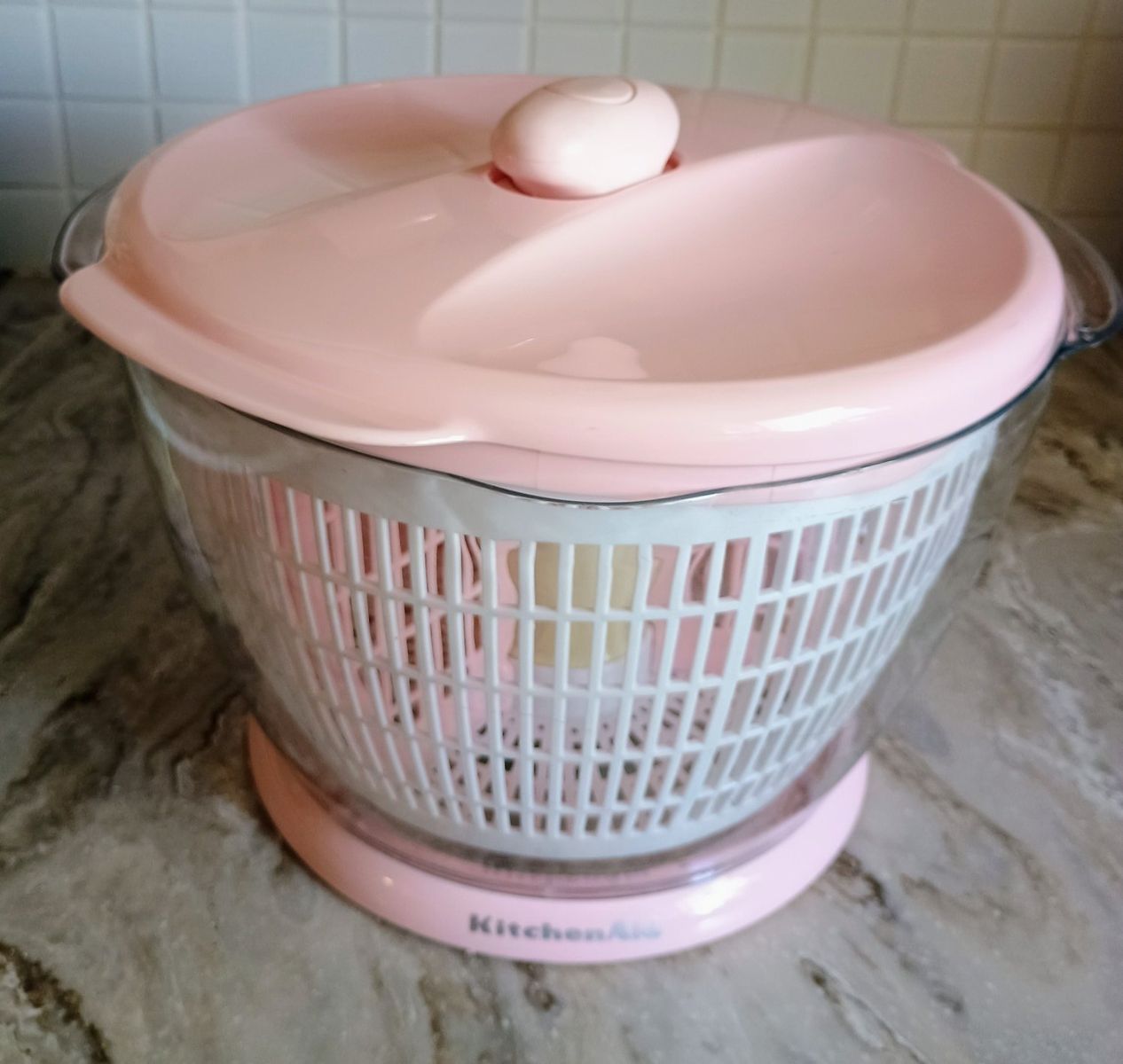 KitchenAid Pink Salad Spinner