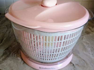 KitchenAid Pink Salad Spinner