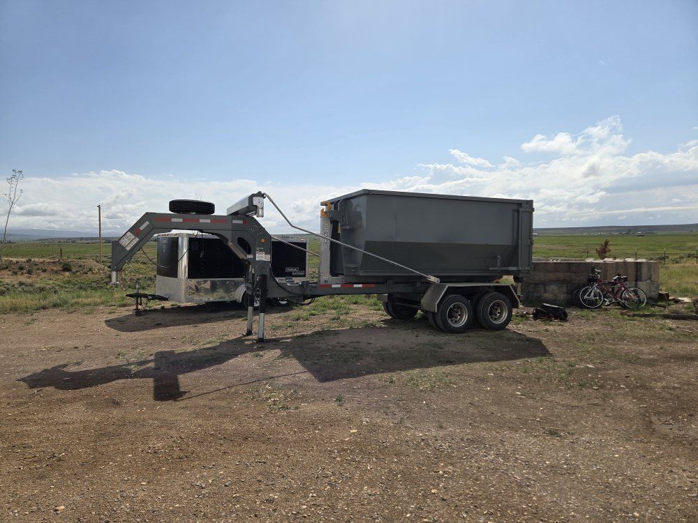 Dump Trailer Chassis - Heavy Duty Gooseneck Frame with Roll-off System