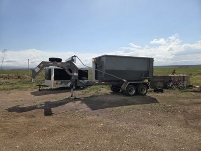 Dump Trailer Chassis - Heavy Duty Gooseneck Frame with Roll-off System