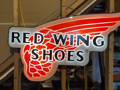 Red Wing Shoes Store Dealer Neon Sign