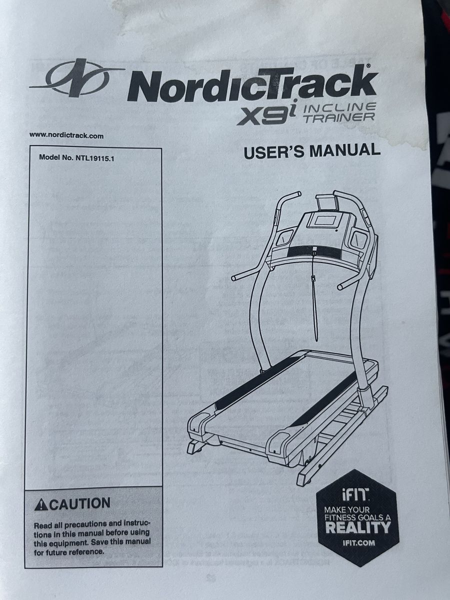 NordicTrack X9i Incline Trainer NTL19115.1 Treadmill with iFit Capability