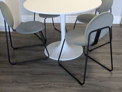 Dining table and chairs