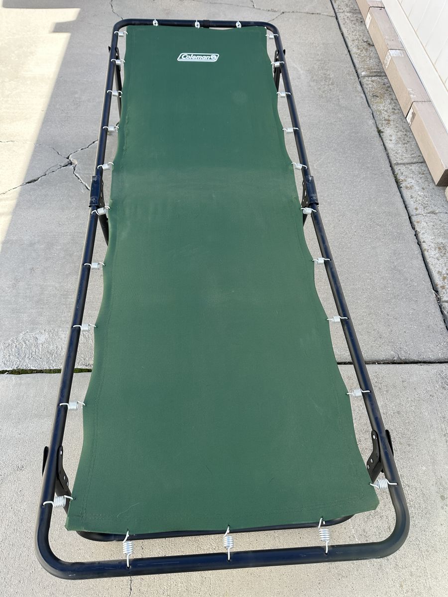 Coleman Camping Cot Bed With Sleeping Pad
