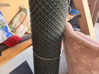 Green Plastic Garden Fence Mesh Roll