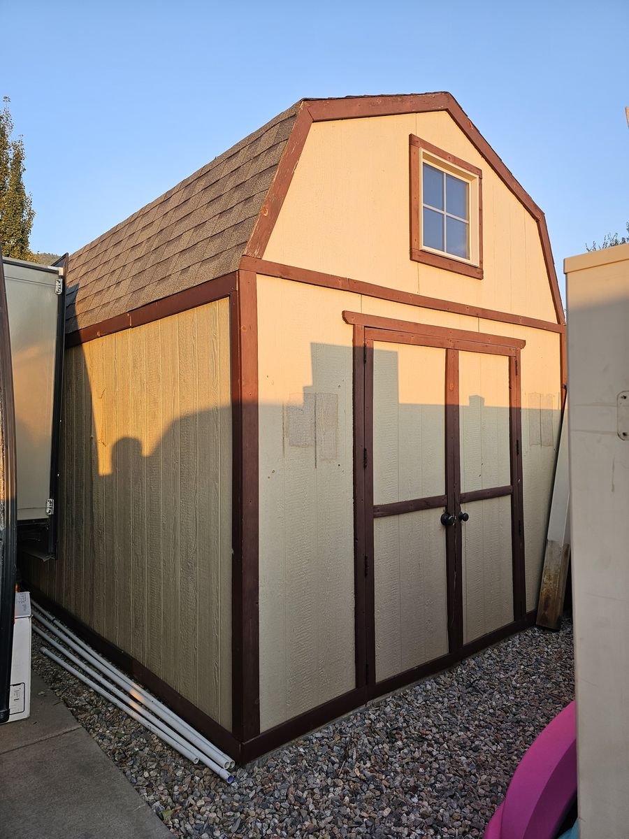 10x20 Shed with loft and work bench