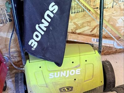 Sunjoe de-thatcher and scarifier.