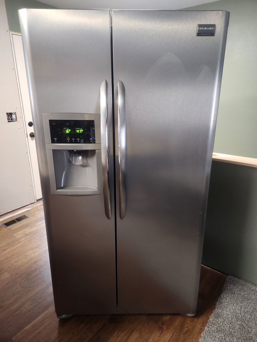 Side by Side Stainless Steel Fridge