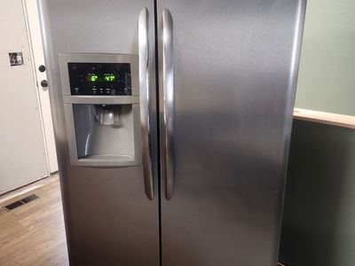 Side by Side Stainless Steel Fridge