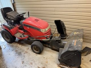 Massey Ferguson 2720H Garden Tractor: Riding Mower and Snow Blower