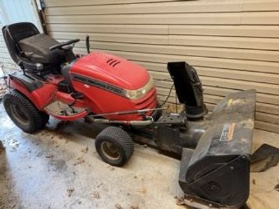 Massey Ferguson 2720H Garden Tractor: Riding Mower and Snow Blower