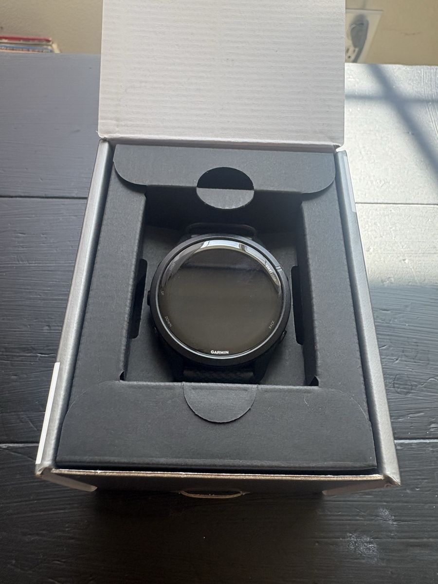 Garmin Forerunner 265 GPS Running Smartwatch - Black AMOLED Display with Box