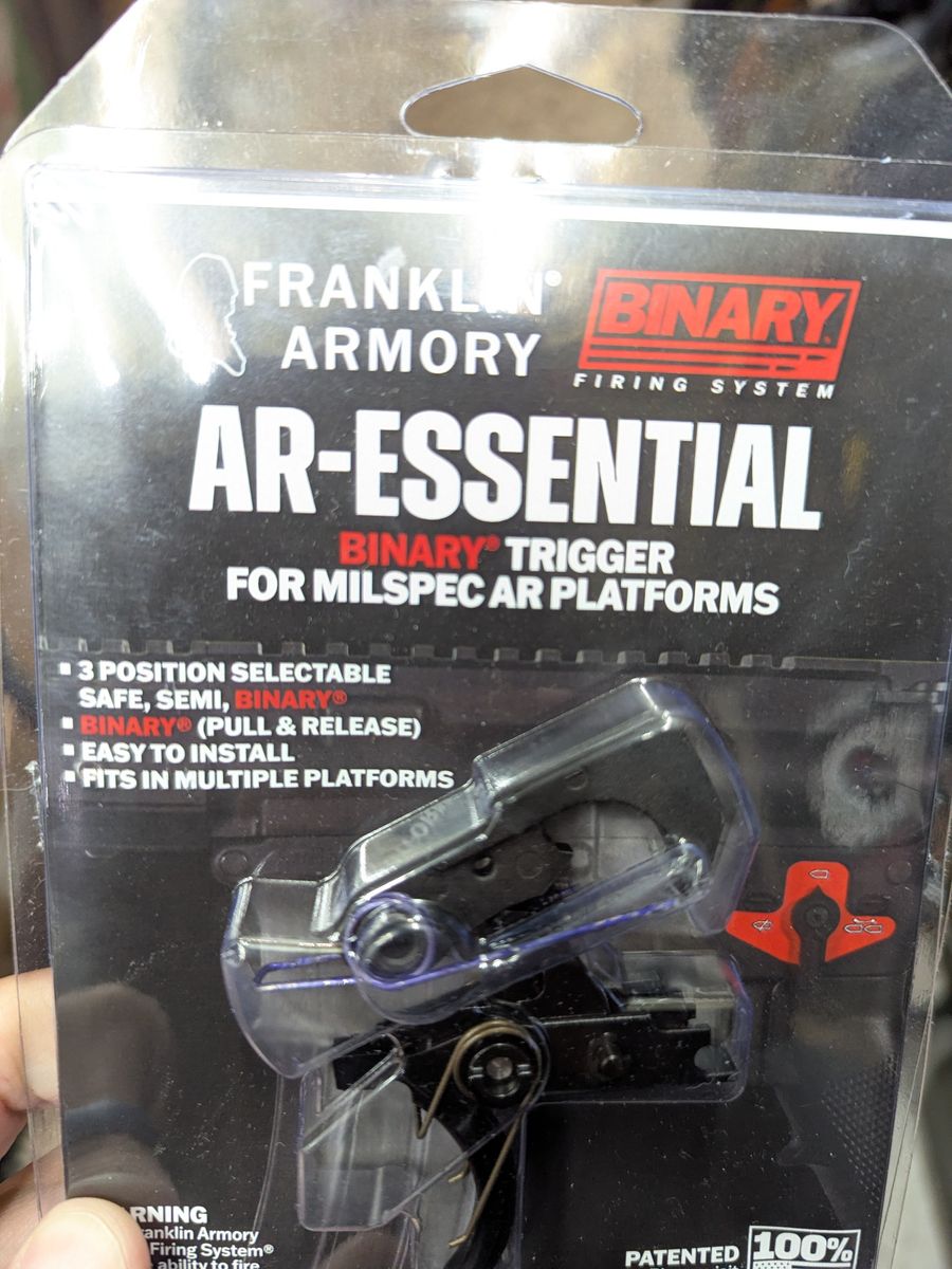 Franklin Binary Trigger (Curved for AR)