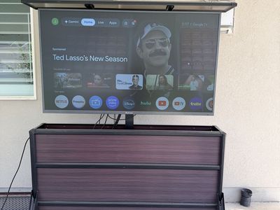 Sylvox Weatherproof Outdoor TV with Auto Lifting Cabinet