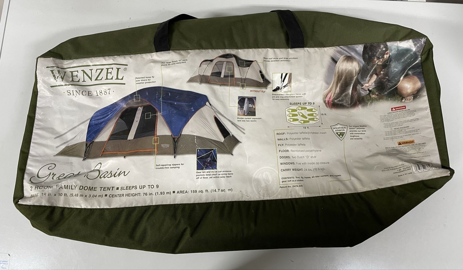 Wenzel Family Dome Tent 9 Person