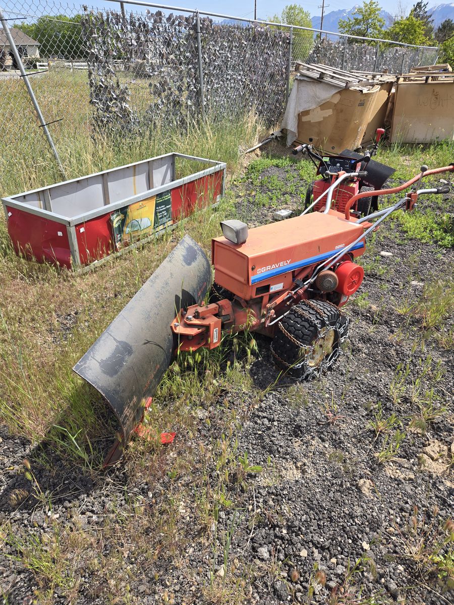 Gravely Professional 12 walk behind with plow