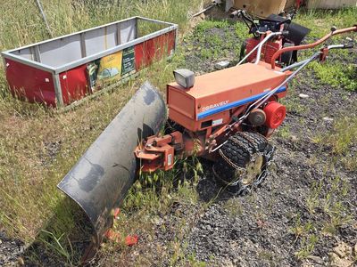 Gravely Professional 12 walk behind with plow