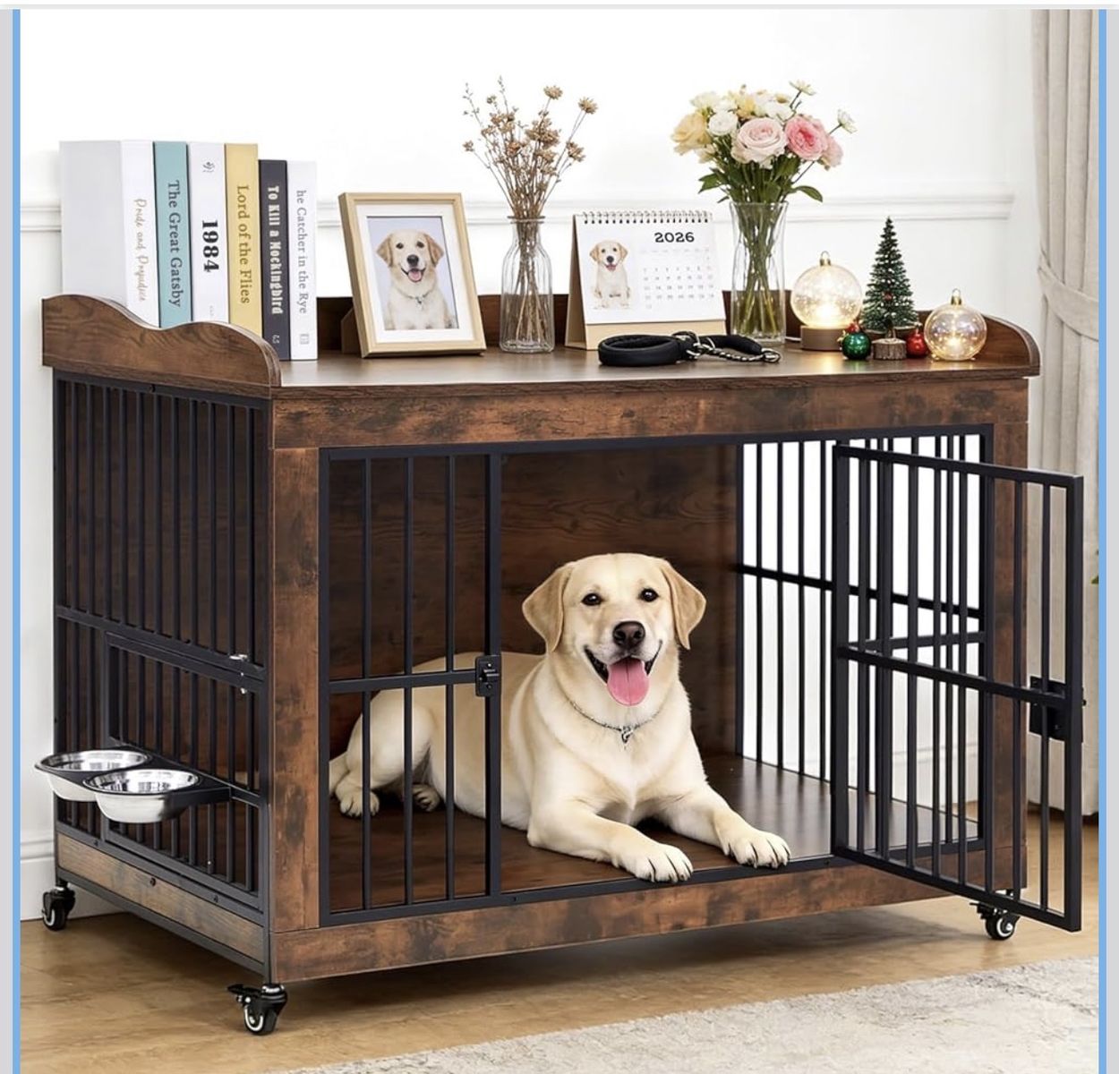 XL DOG CRATE FURNITURE