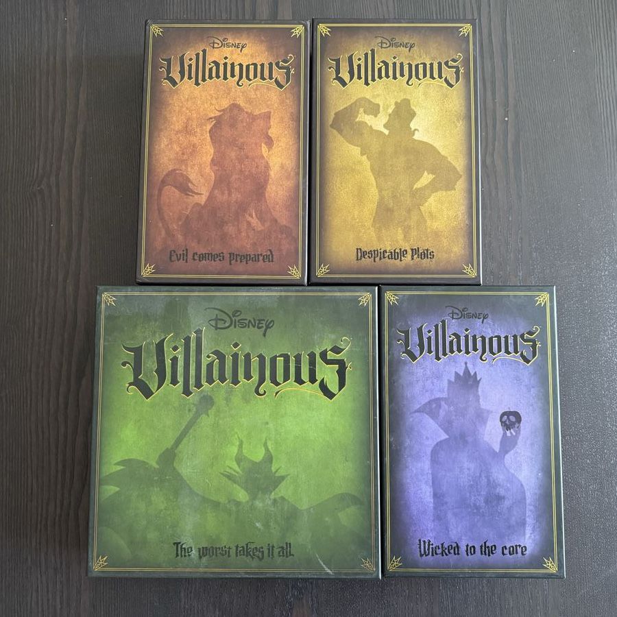 Villainous board game plus expansions