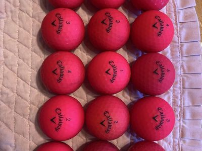 15 Callaway Red SuperHot 15 balls/$12