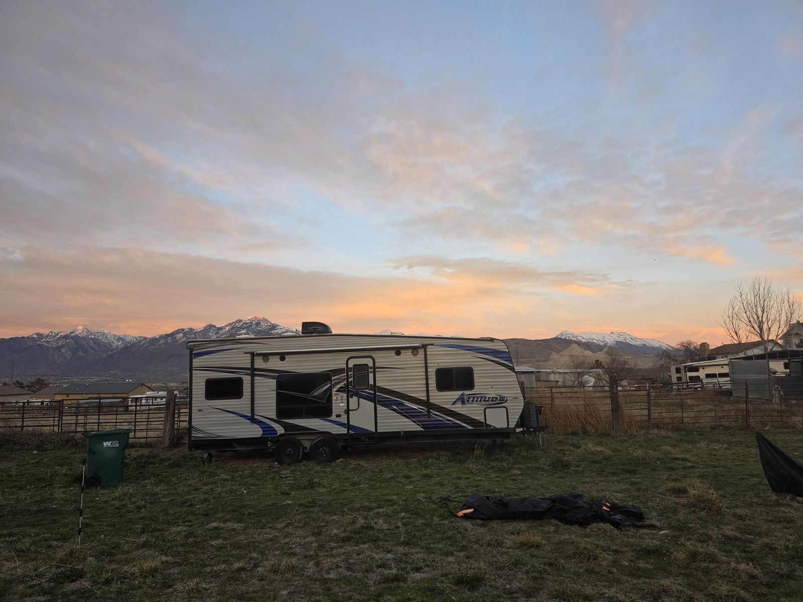 2018 Eclipse Attitude Pro Lite 23SA is a toy hauler travel trailer