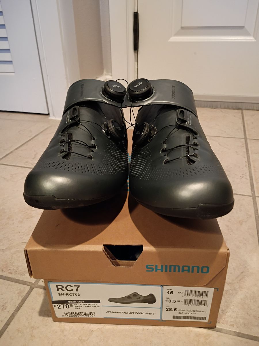 New Shimano RC 7 Carbon Road Shoe 45