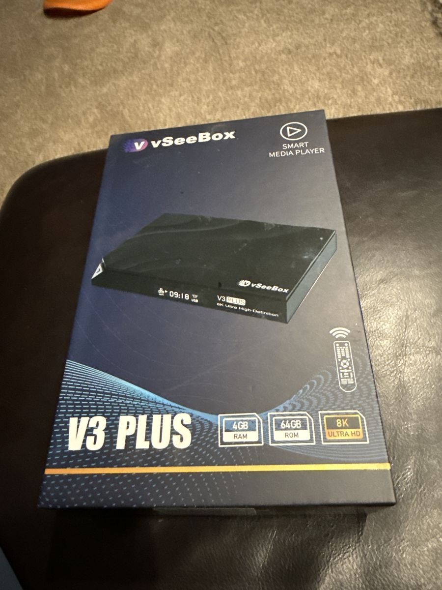 Vsee Box V3 Pro Android Media Player – BRAND NEW- NE2024 Newest Version 8K Ultra HD Voice Remote Smart Home Entertainment Device