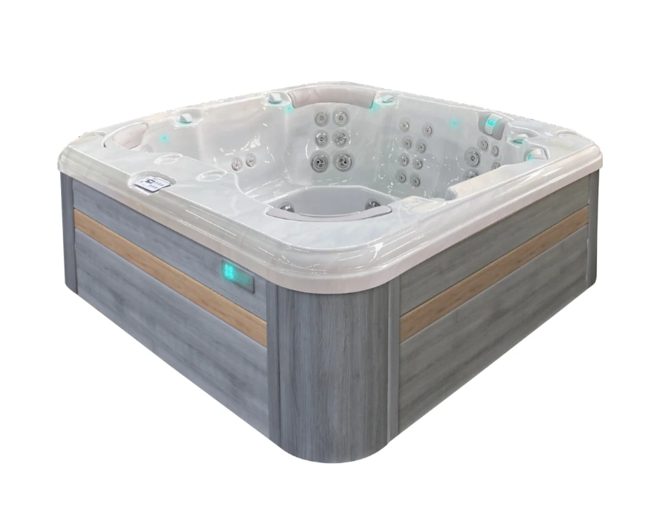 Crystal Spas 8 Person Family Hot Tub | 70 Jets, LED Lighting, Bluetooth Compatible |  Financing Options Available |