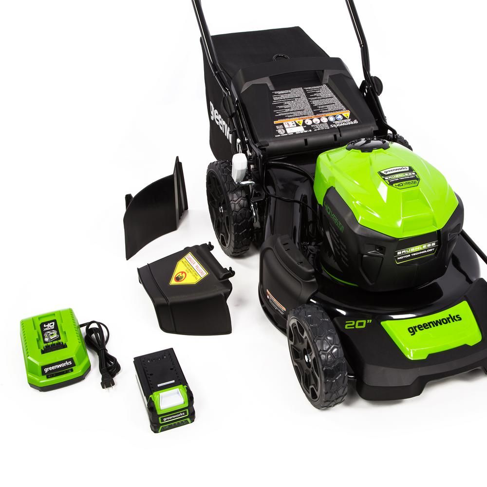 40-Volt Push Walk Mower with 4.0 Ah Battery