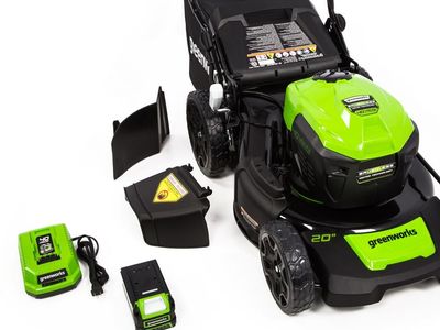 40-Volt Push Walk Mower with 4.0 Ah Battery