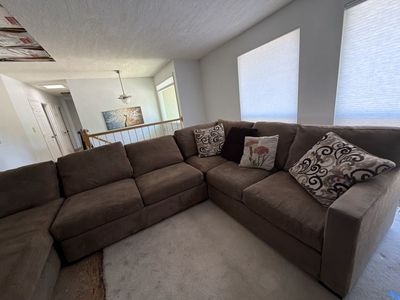 Section Fabric Sofa w/Chaise