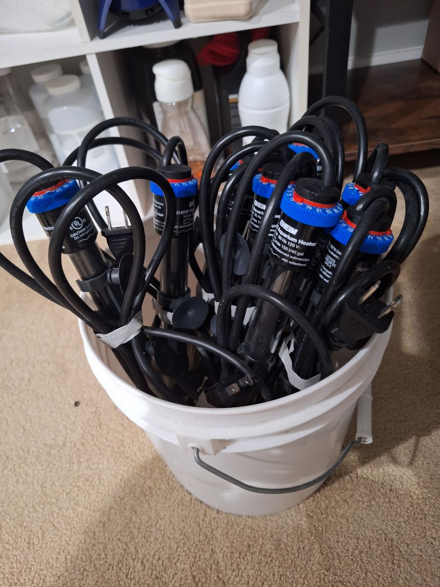 EHEIM JÄGER TRUTEMP 100W HEATERS — USED 1 MONTH