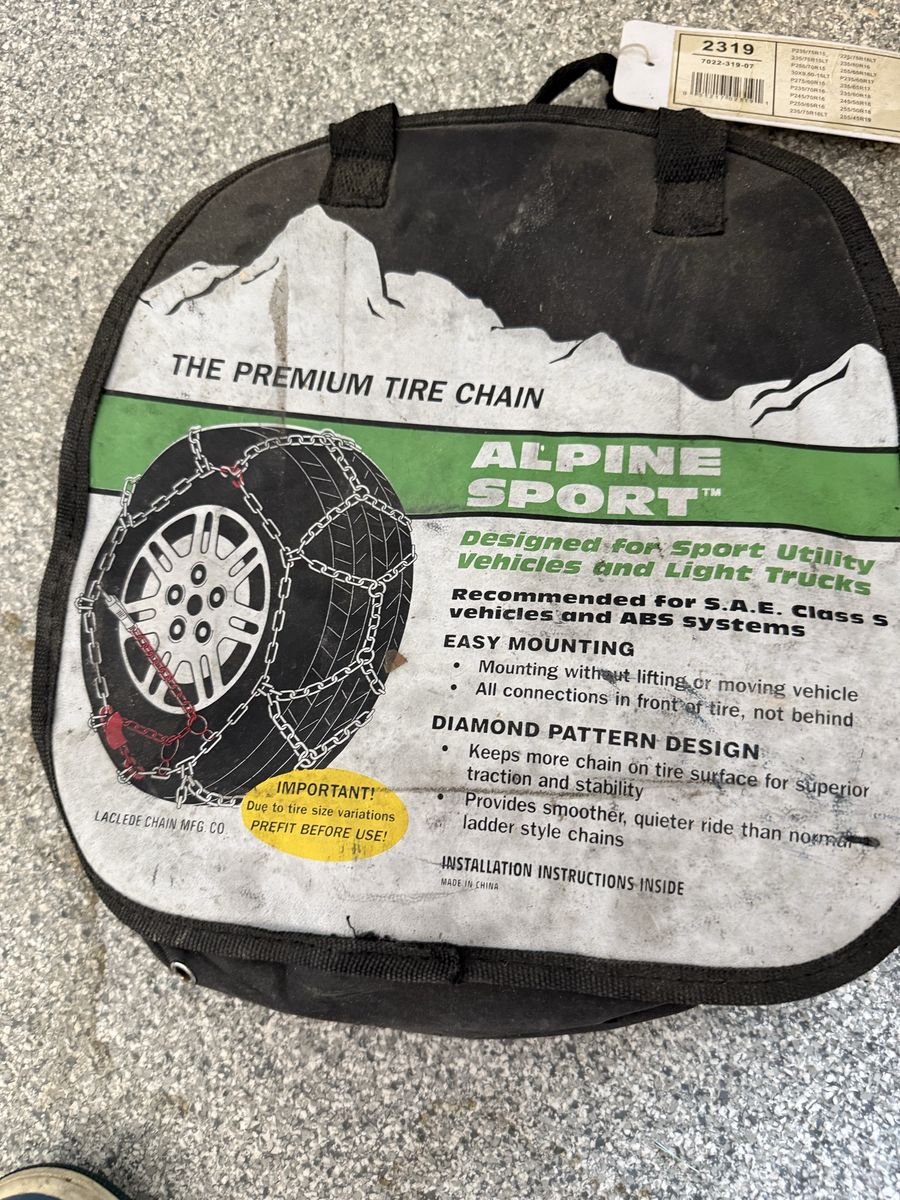 Alpine Sport Premium Tire Chains Model 2319 Laclede Chain Co.