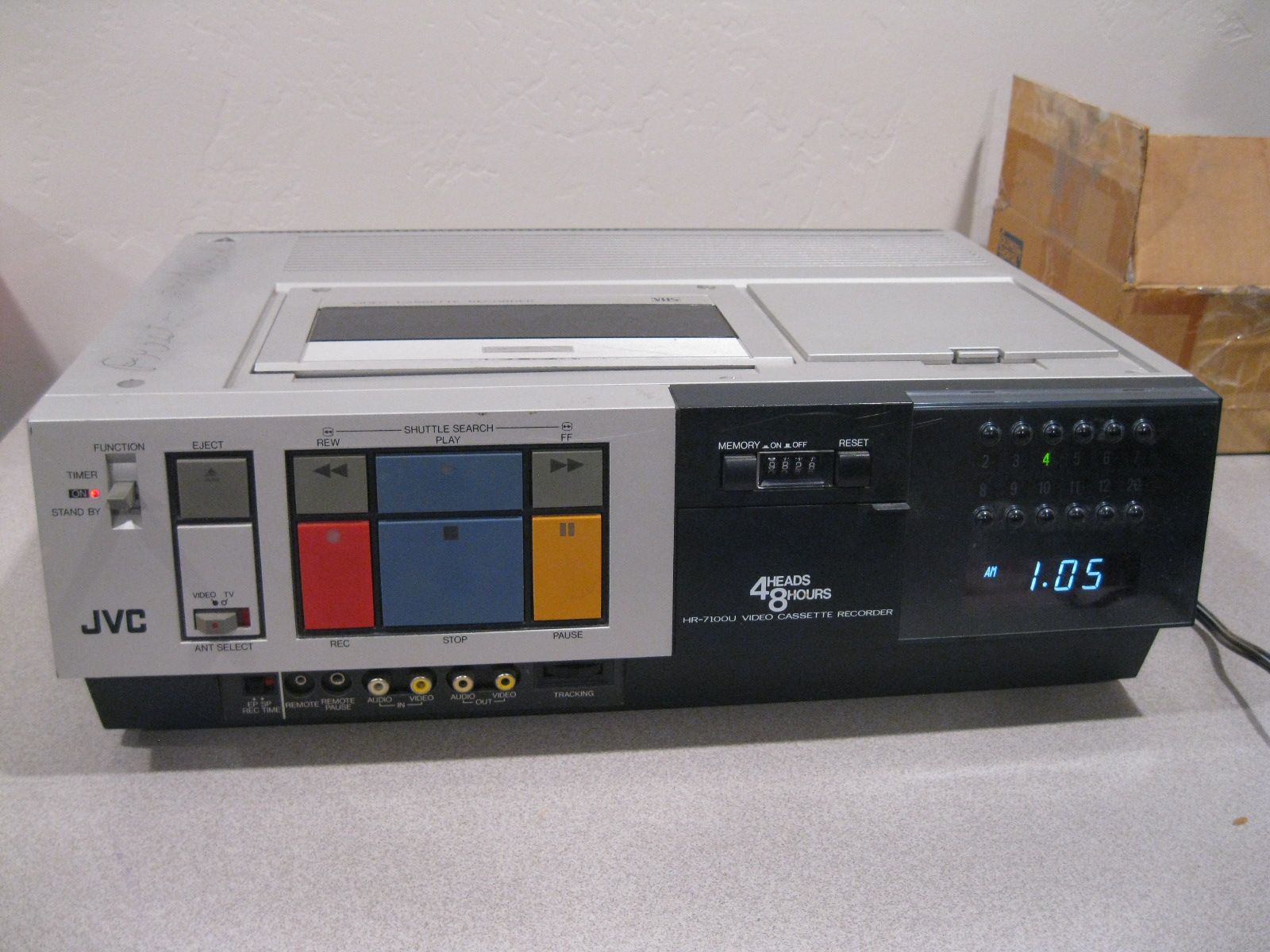 Top Loading JVC VCR