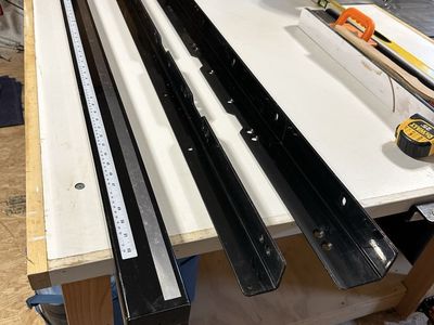 SawStop 85¼” Front & Rear Fence Rails – 52” Rip Capacity