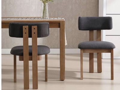2 new charcoal dining chairs from ChairUS