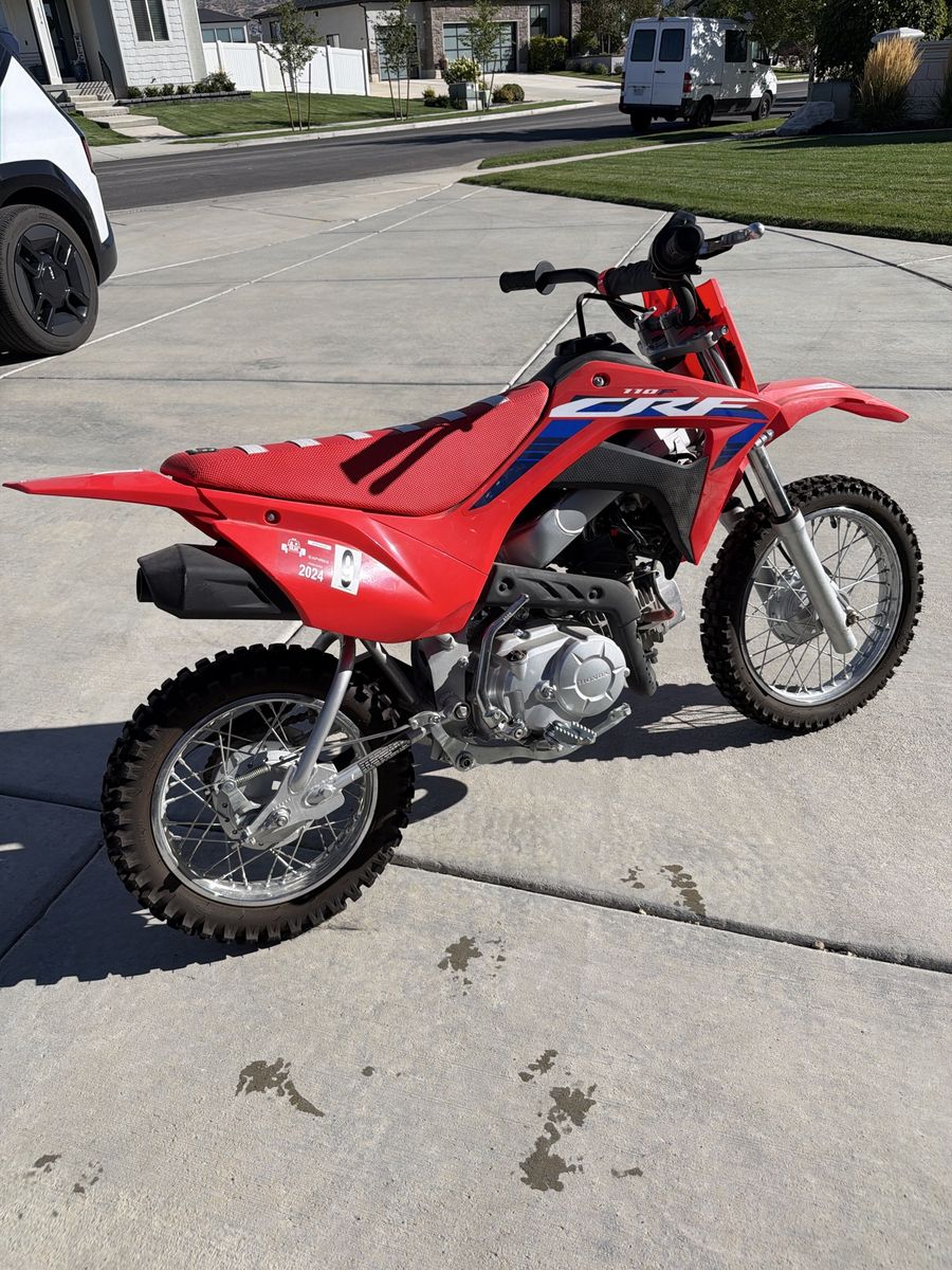 2023 Honda CRF110F Kids Dirt Bike - Red Off-Road Motorcycle Used Good