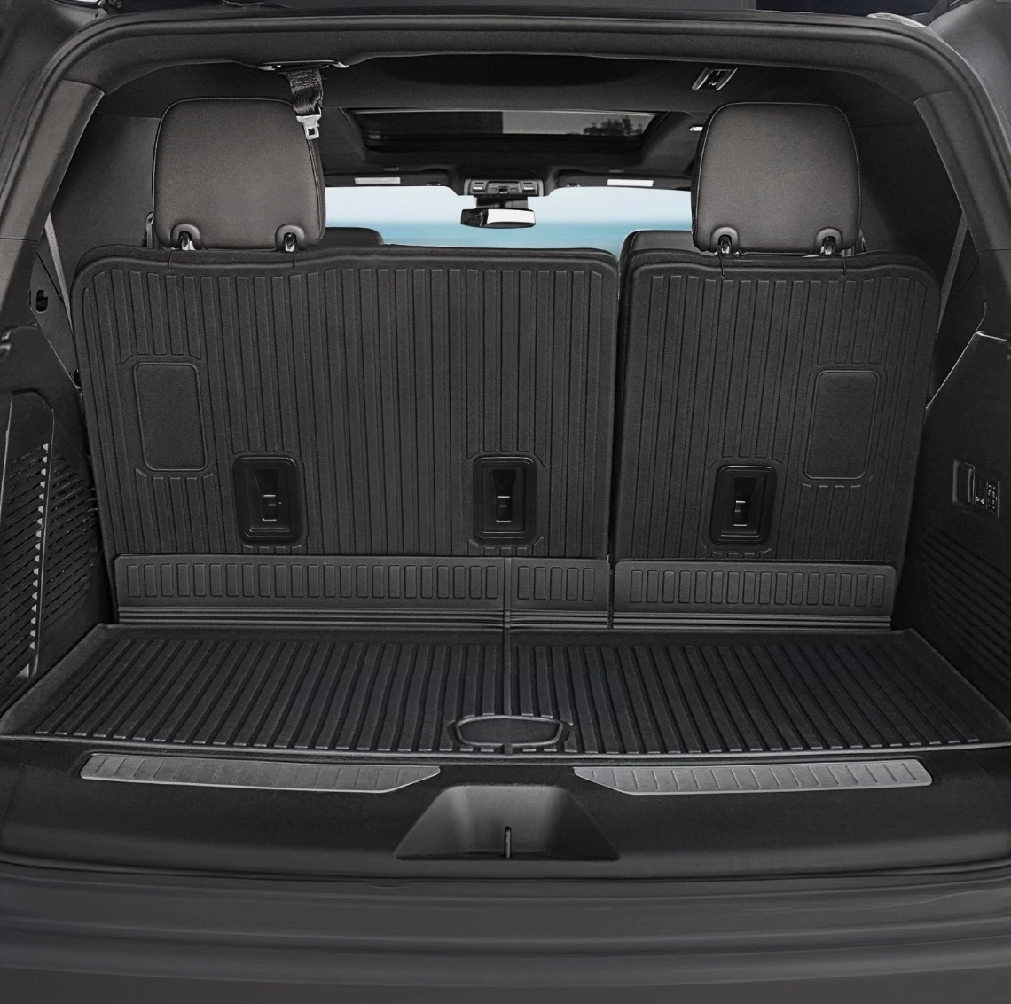 GALVAGNITE Cargo Mat 2021-2026 Chevy Tahoe GMC Yukon Trunk Liner 3rd Row