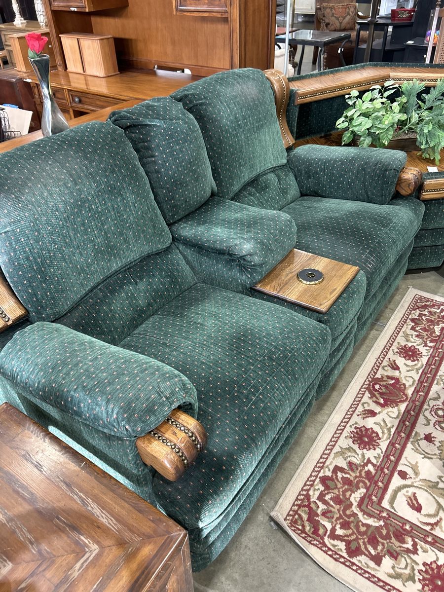 Green sectional Couch