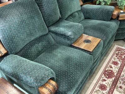 Green sectional Couch