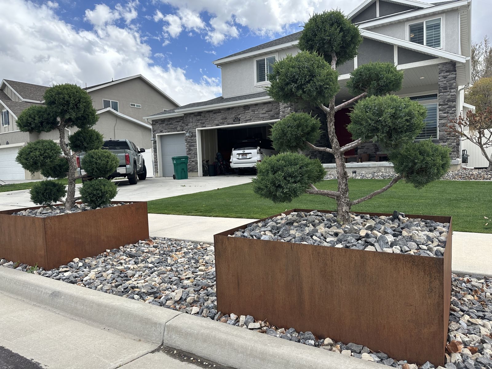 Raised Garden Beds - Corten Steel 4'x4'