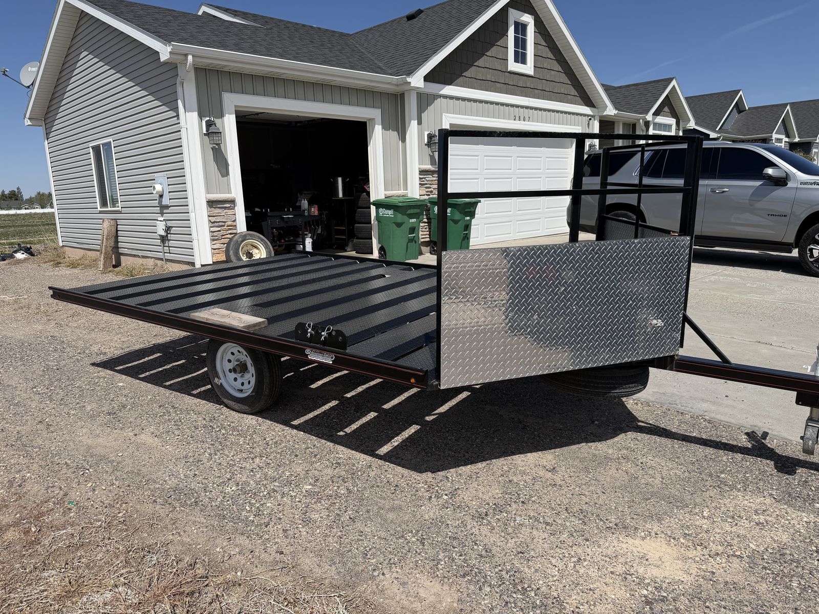2025 Adam’s 2 place snowmobile trailer